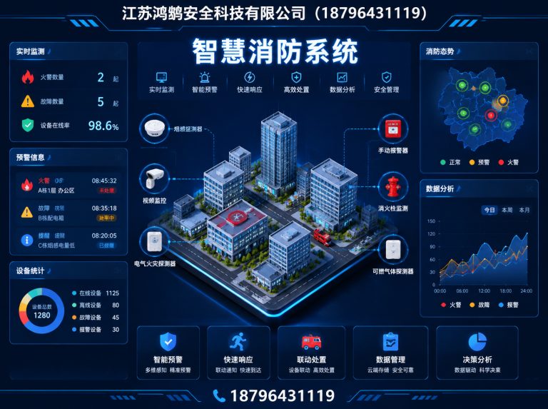鹤壁智慧消防系统展示图