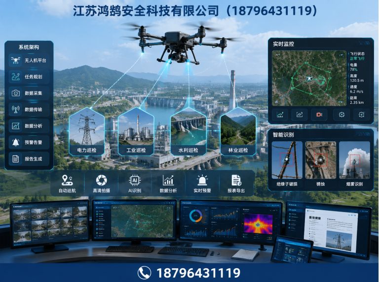 鹤壁无人机巡检系统展示图